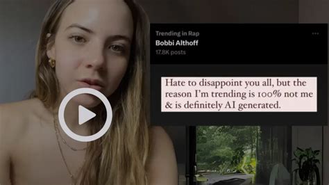 bobbi althoff ai video watch